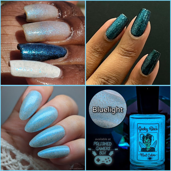 Geeky Bee’s Nail Colors - Bluelight